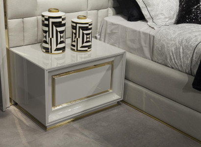 Modern och lyxig sängbord