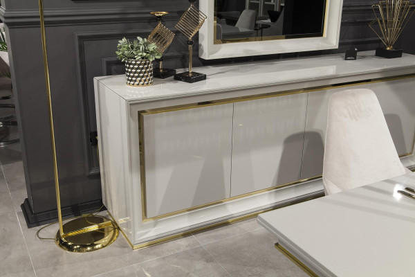 Möbelset för matplats med 9 delar