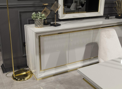 Möbelset för matplats med 9 delar