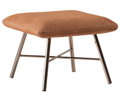 Modern stol i stål, premium mjuk möbel