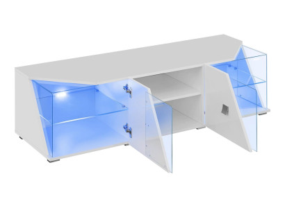 Modern vit white TV unit