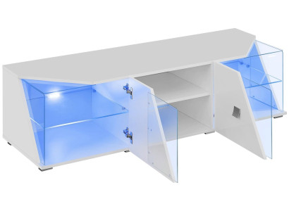 Modern vit white TV unit