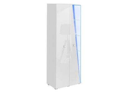 Set av modern lyxmöbel för vardagsrum, väggmonterad möbel, vitrinskåp, ny möbel, vit