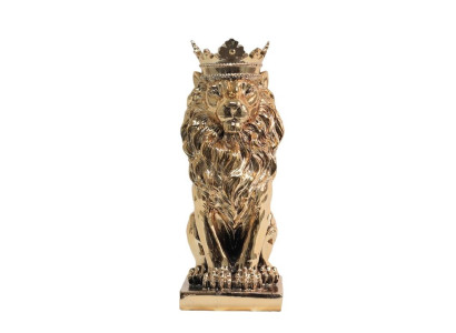 Abstrakt design lejon skulptur