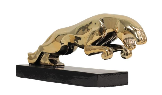 Ny dekorativ jaguar skulptur