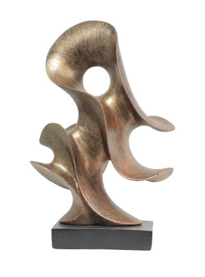 Dekorativ abstrakt trädgårdsskulptur