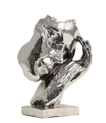 Modern abstrakt skulptur för silverdekoration