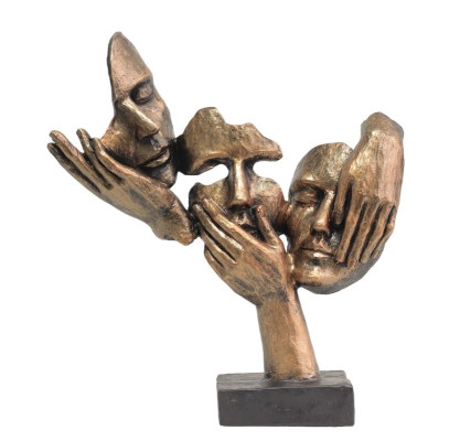 Dekorativ skulptur design 34 cm nya skulpturer