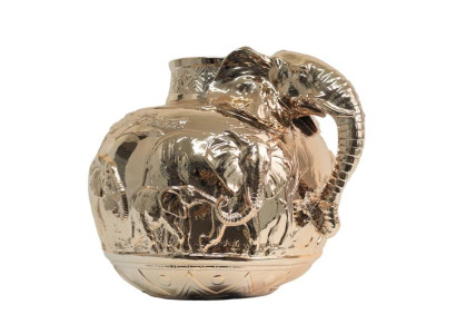 Zilonis formad vas figur design staty skulptur dekoration