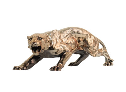 Modern dekorativ panterfigur 46 cm
