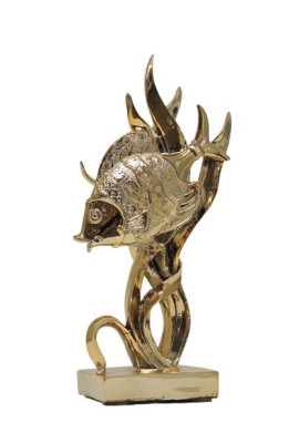 Modern dekorativ fiskfigur