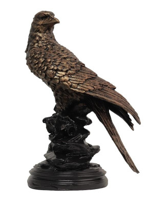 Ny antik design uggla figur skulptur 45 cm