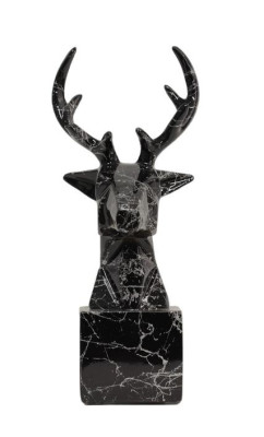 Dekorativ skulptur i form av en hjort design 20cm ny