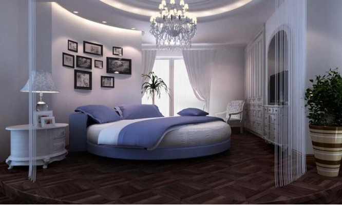 Säng modern svart med eleganta detaljer och bänk