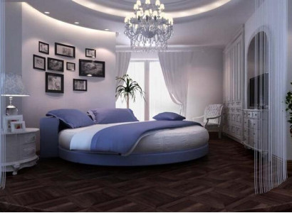 Säng modern svart med eleganta detaljer och bänk