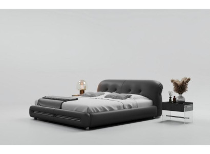 Moderna och lyxiga sängar i tyg