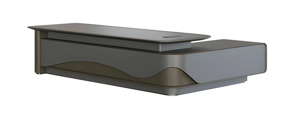 Modern svart och grå skrivbord