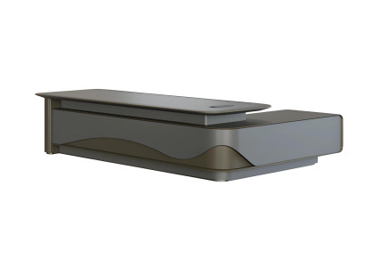 Modern svart och grå skrivbord