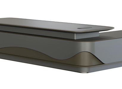 Modern svart och grå skrivbord