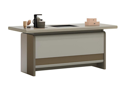 Modern bord med praktisk förvaringsutrymme och elegant design