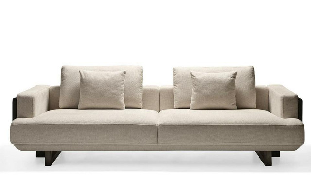 Beige soffa med 3 platser Nova