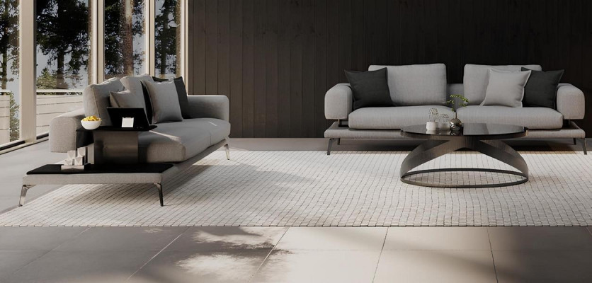 Modern och elegant bänk för vardagsrummet