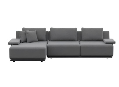 Soffa estetic hörn för vardagsrum utan klädsel