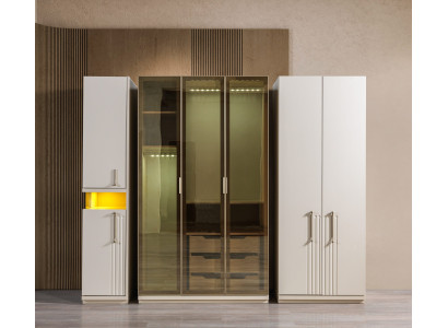 Modern garderob på 251 cm