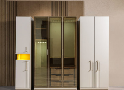 Modern garderob på 251 cm