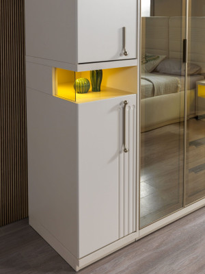 Modern garderob på 251 cm