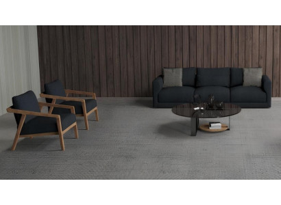 Soffa med tre platser med bekväma och estetiska chaise longues - för daglig användning