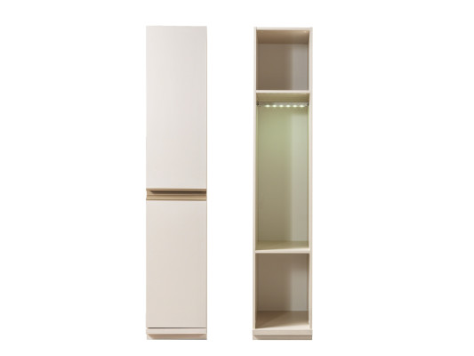 Justerbar skåp på 41 cm. Praktisk design för sovrummet