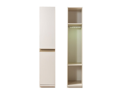 Justerbar skåp på 41 cm. Praktisk design för sovrummet