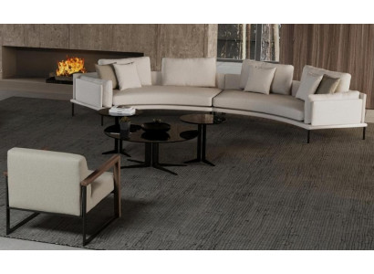 Bänk och stol med estetisk komfort