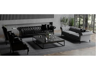 Modern och elegant bänk 2x