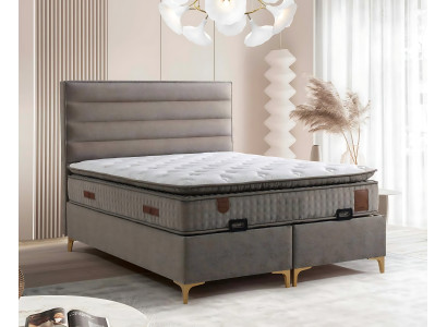 Lätt säng med madrass – Elegant möbel för sovrum