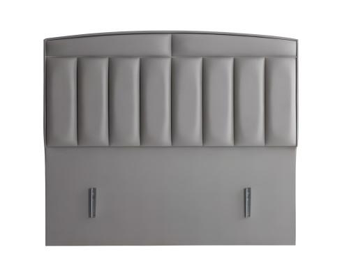 Modern grå sängset med madrass