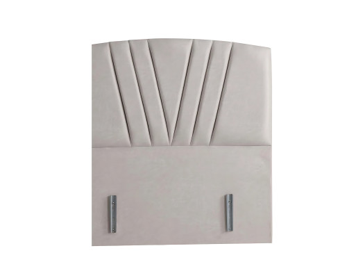 Säng elegant i brun tyg