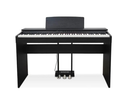 Digitalpiano för hemmet 137 cm Svart