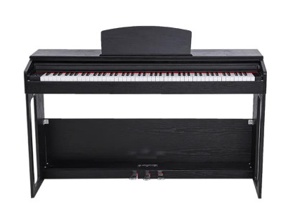 Digitalpiano för hemmet 138 cm Svart