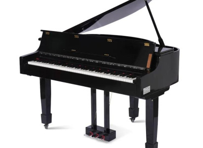 Svart digital piano