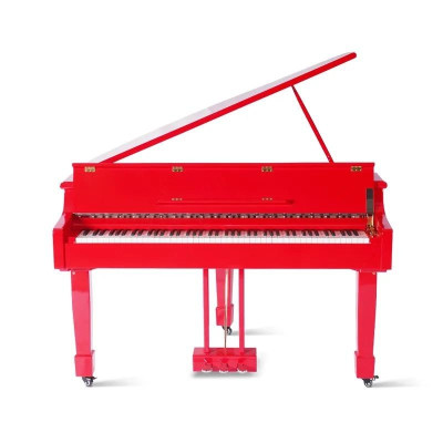 Röd digital piano