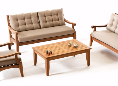 Elegant möbel för trädgård och terrass