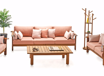 Trädgårdsmöbelset Estetik och komfort i varje hörn av trädgården