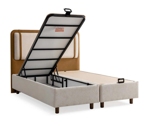 Nucile neutrala förvandlar sängen till en multifunktionell.