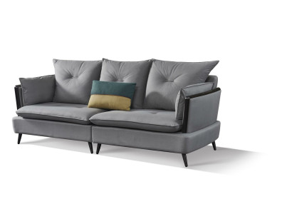 Textilsofa Sofagarnitur 3+2+1 Sitzer Set Garnitur Polstersofa Couch Textil