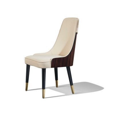 Luxus Designer Polster Stuhl Textil Sitzer Büro Office Esszimmer Holz Stühle