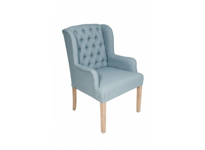 Blaue Chesterfield Sessel Garnitur Esszimmer Gruppe Stühle x8 Sessel