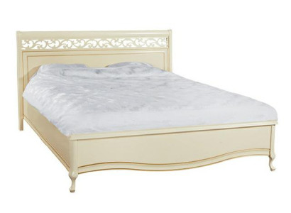 Bett Ehebett Doppelbett Schlafzimmer Holzbett Klassisch - Model V-AP-N Holz