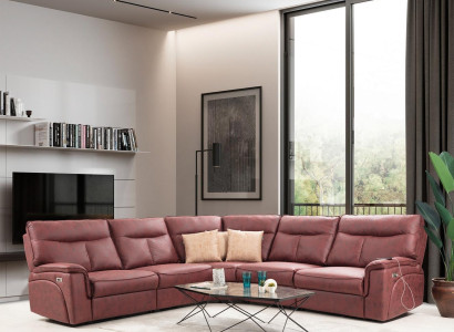 Ecksofa Modern Relax Sitz Luxus Möbel Wohnzimmer Sofa Couch L-Form Neu